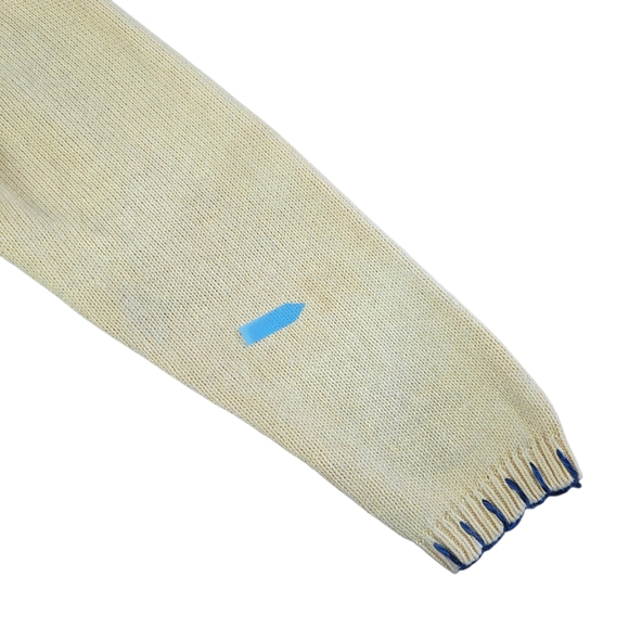 Vintage Heirloom Embroidered Heart Button Front Cardigan Sweater Cottagecore L - Picture 6 of 10